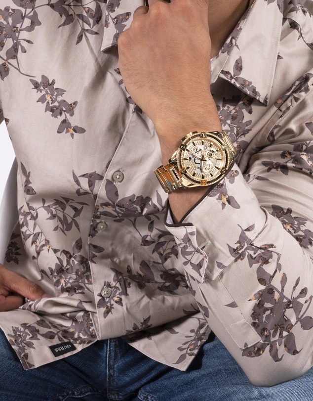 GUESS - Guess King Gold Tone