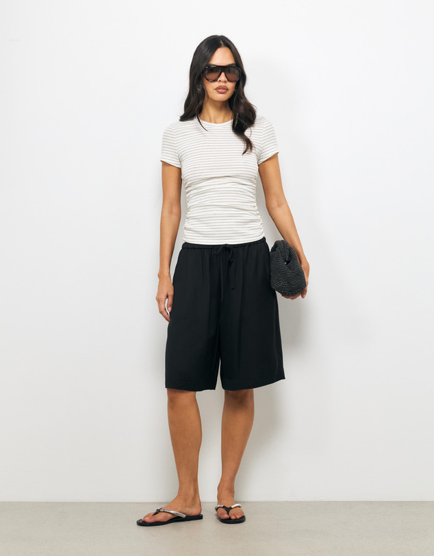 AERE - Calla Relaxed Bermuda Shorts