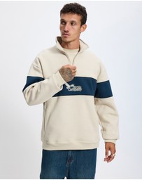 Thrills - Between Chaos Calm Quarter Zip Fleece Sweat