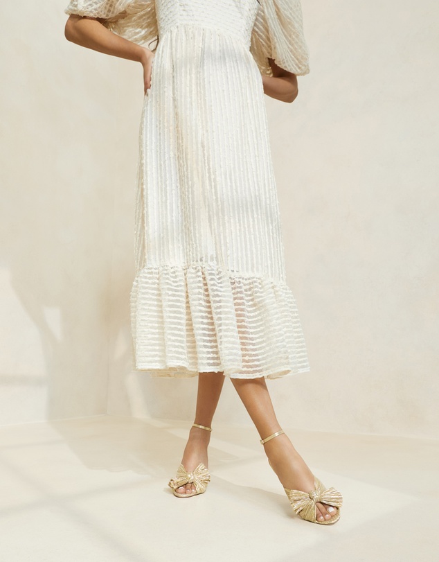 Loeffler Randall - Camellia Knot Mules with Ankle Strap