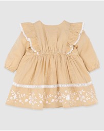 Bebe by Minihaha - Winnie Emb. Gingham Dress