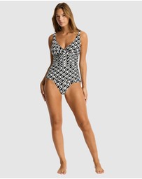 Sea Level Australia - Costa Cross Front Multifit Singlet Top