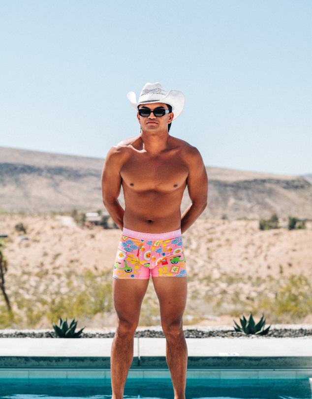 Budgy Smuggler - Men's Underwear Trunks in Pink Amalfi