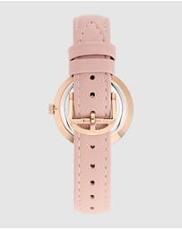 Ted Baker - Ted Baker Darbey - Rose Gold Tone & Pink Leather