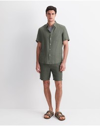 Sportscraft - Short Sleeve Delave Linen Shirt