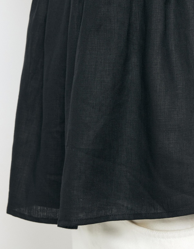 AERE - Alana Linen Strapless Top