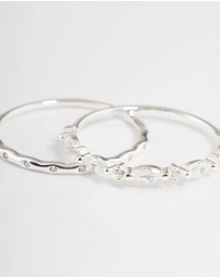 Lovisa - Sterling Silver Marquise Ring Pack