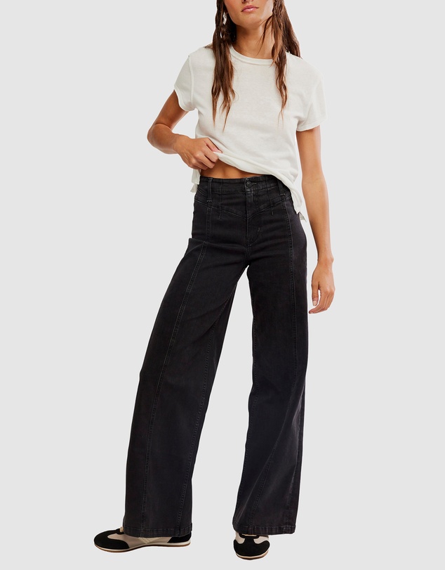 Free People - Libre Wide Leg Jeans