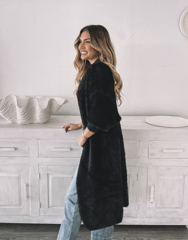Esther & Co - Fiorelle Cardigan - Black