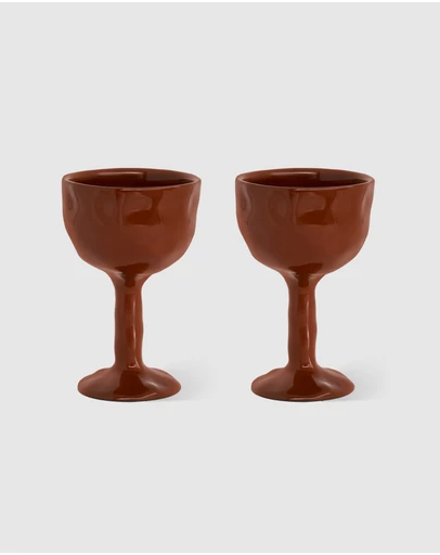 Black Blaze - Drift Goblet Pair