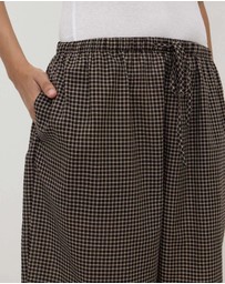 Assembly Label - Harriet Check Shorts