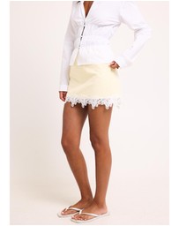 Subtitled - Adria Lace Mini Skirt