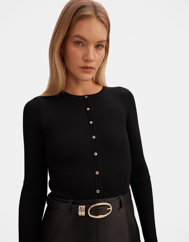Forever New - Palmer Vegan Leather Mixed Mini Dress