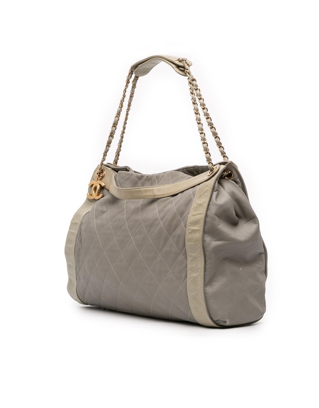 Pre-Loved by Azura Reborn - Pre-Loved Quilted Lambskin In The Mix Tote