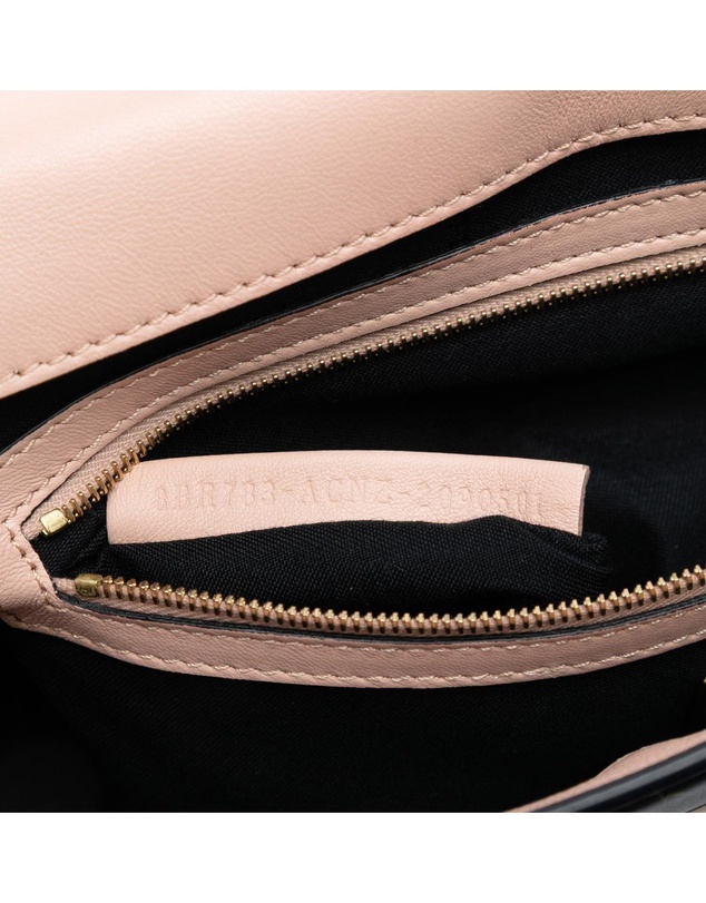 Pre-Loved by Azura Reborn - Pre-Loved Bicolor Leather Chain Midi Baguette