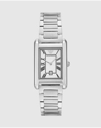 Emporio Armani - Silver Tone Analogue Watch