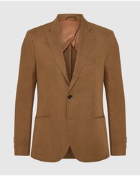 Oxford - 3 Button Linen Milton Blazer