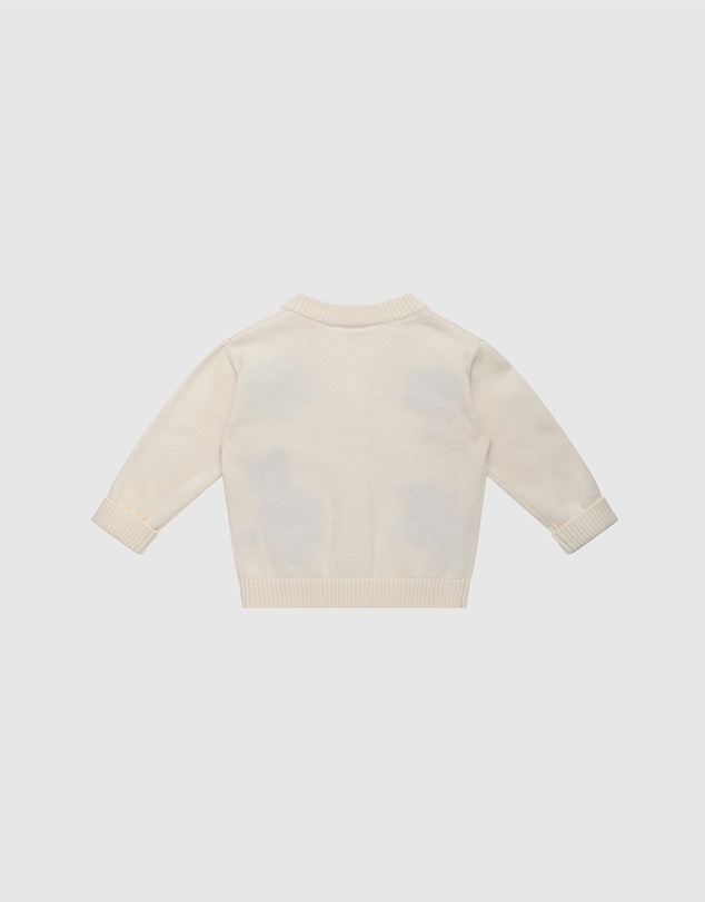 Kynd Baby - Miffy Knit Cardigan in Pristine