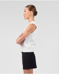 MVN - Taking Sides Zip Vest Top