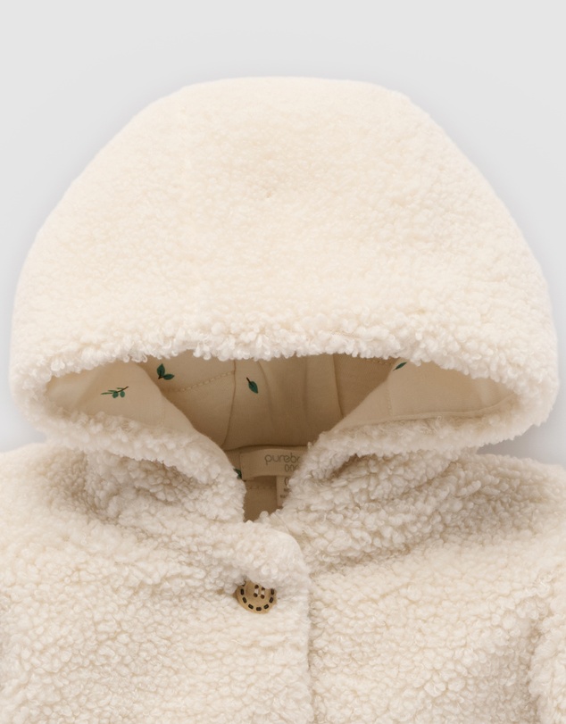 Purebaby - Shearling Padded Jacket -Kids-Babies