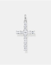 THOMAS SABO - Cross pendant with white zirconia
