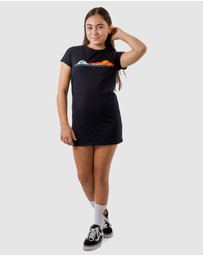 Santa Cruz - Sunrise Dot Tee Dress - Teens