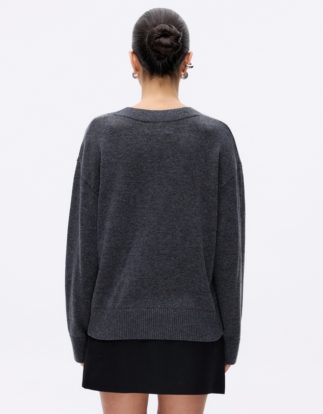 Minima Esenciales - Lorin Wool Cashmere V Neck