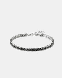 THOMAS SABO - THOMAS SABO Tennis Bracelet with Black Zirconia Stones