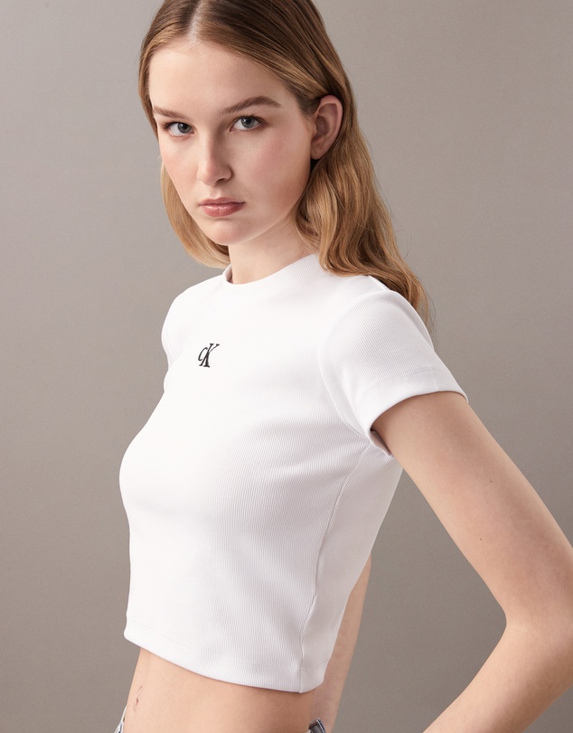 Calvin Klein Jeans - Ribbed Baby Tee