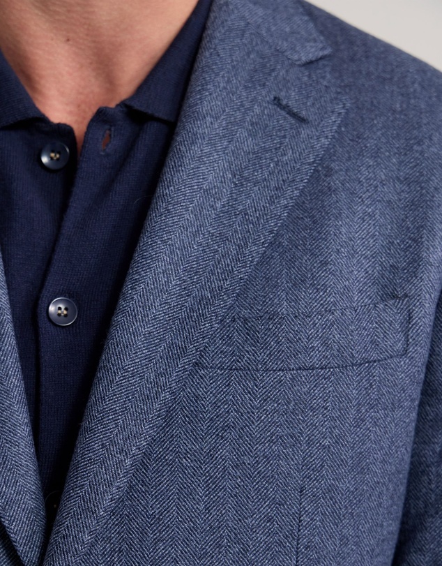 Oxford - Wordsworth Wool Herringbone Blazer