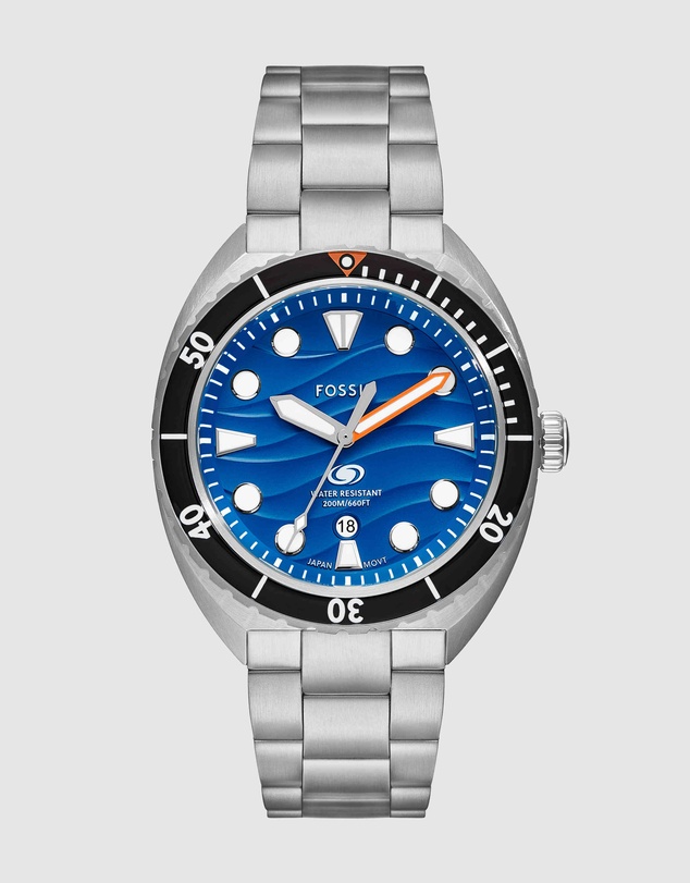 Fossil - Breaker Silver Analogue Watch