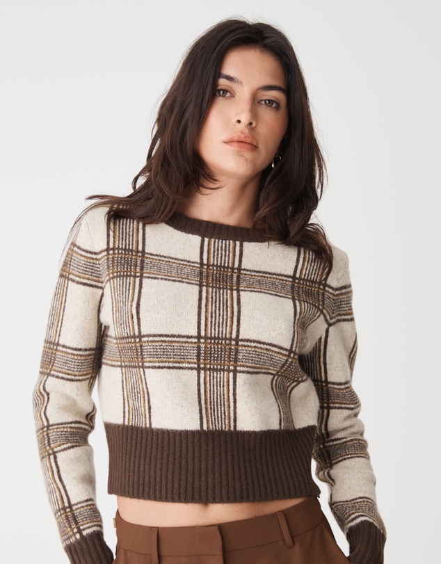 Forcast - Francesca Check Jumper
