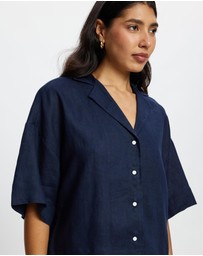 White By FTL - Bay Linen Shirt