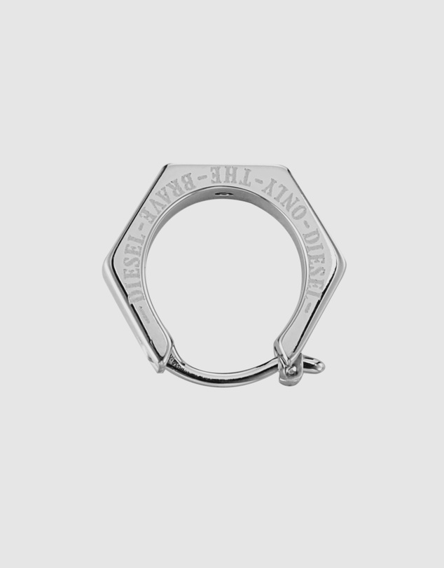 Diesel - Steel Silver-Tone Earring