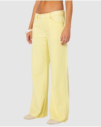 EDIKTED - Mud Wash Low Rise Slouchy Jeans