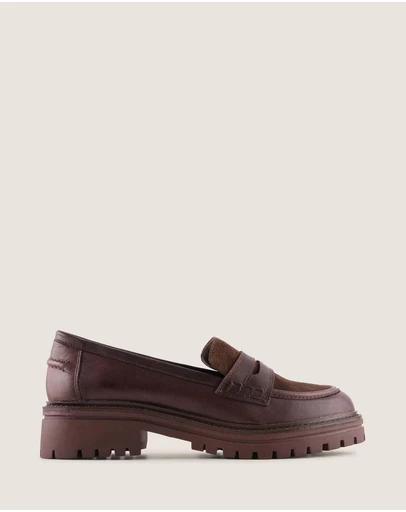 Shelly Shen - Ellison Loafers Brown Leather/Suede