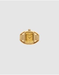 Breda - Nocturne Gold Expandable Ring Watch, 16MM