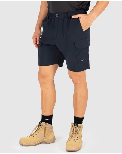 UNIT Workwear - UNIT Flexlite Mens Lightweight Cargo Shorts