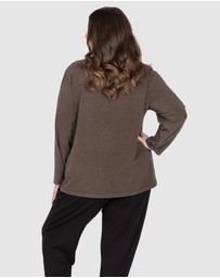 Love Your Wardrobe - Molly Acid Wash Long Sleeve Tee