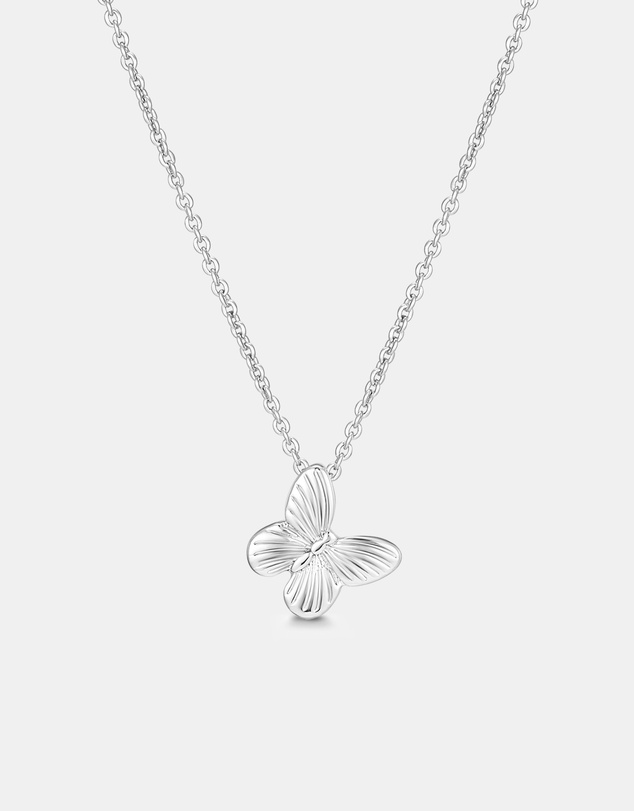 Mestige Kids - Bella Butterfly Necklace - Silver Plated