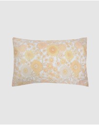 Bambury - Daphne Retro  Floral Printed Cotton Quilt Cover Set - Reversible