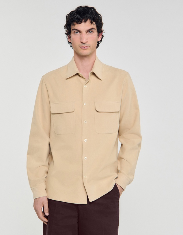 Sandro - Flannel Pocket Shirt