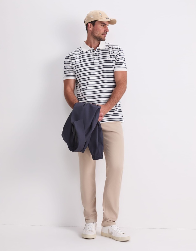 Sportscraft - Sc Stripe Pique Polo