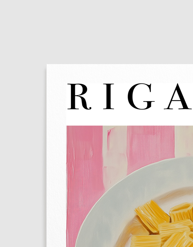 Olive et Oriel - Rigatoni by Andreas Magnusson Art Print
