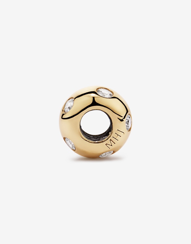 Michael Hill - Pendant Spacer with Cubic Zirconia in 18kt Gold Vermeil