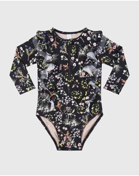 Aqua Blu Kids - Dandelion Long Sleeve One Piece - Babies