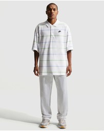 Nike - Sportswear Club Oversized Striped Polo
