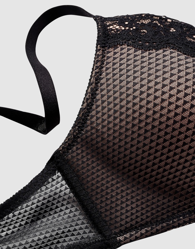 Passionata - Brooklyn Lace Trim V-Neck Wireless Padded Bralette