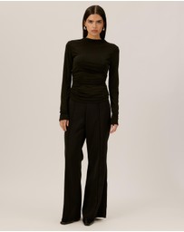 Tussah - Lana Jersey Gathered Long Sleeve Top