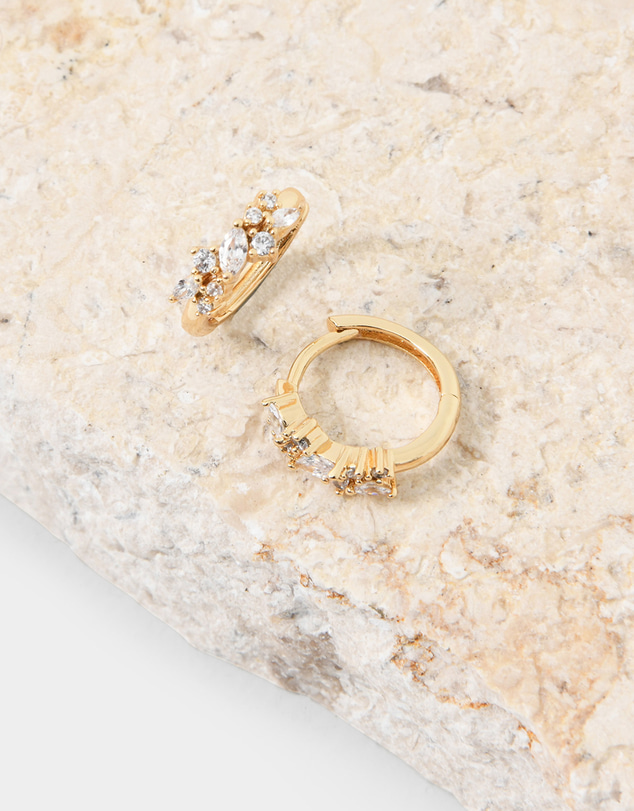 Forcast - Morroca 16k Gold Plated Earrings